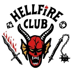 Stranger things Hellfire club sublimation transfers Lot of 3